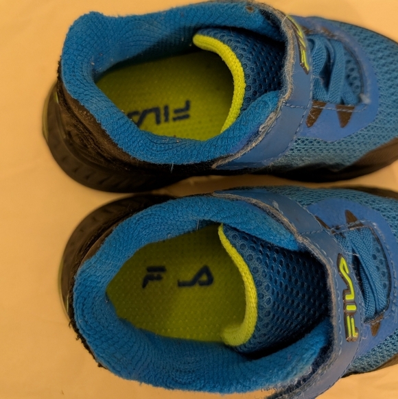 Fila Toddler Boy Acumen Viz Running Shoes in Size 7 - Picture 7 of 10